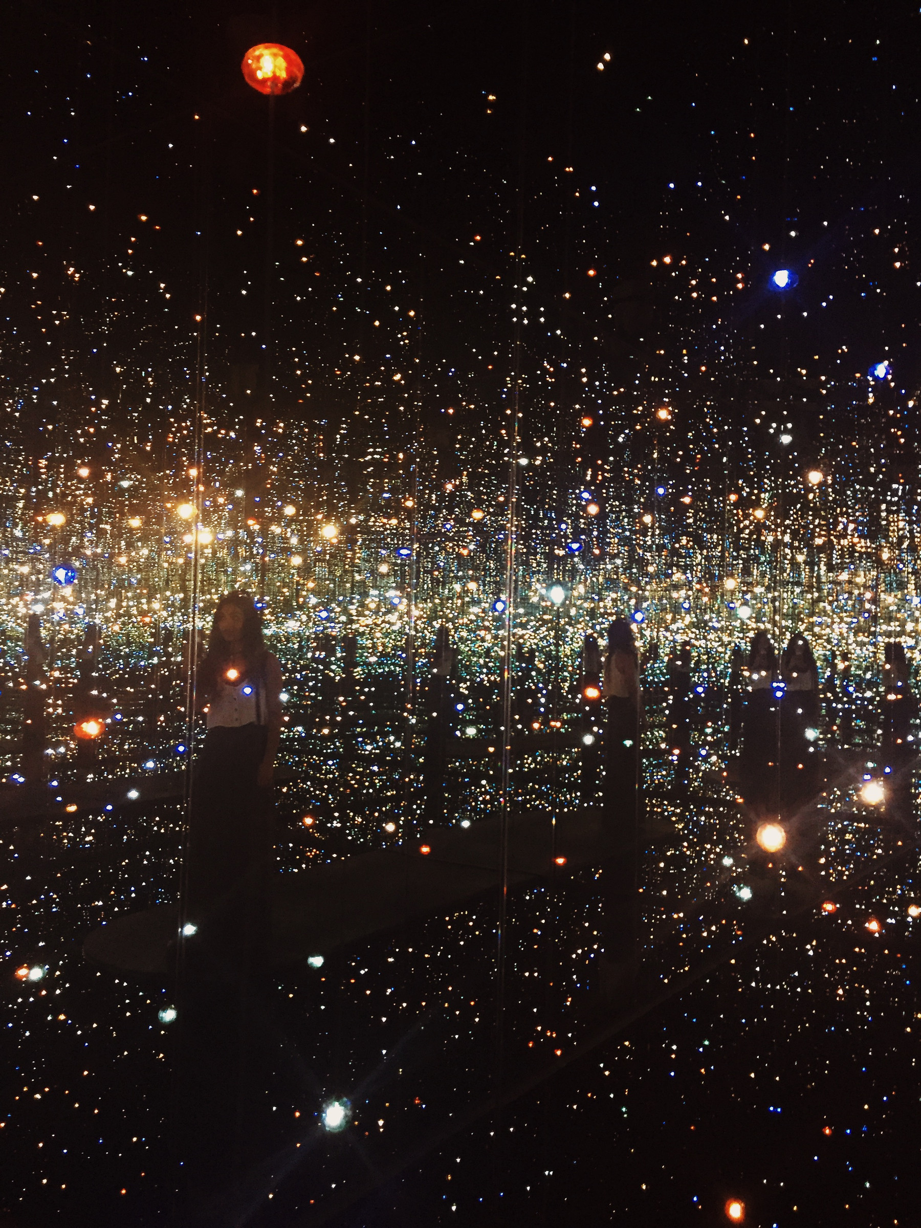 Forty-five seconds floating in the universe