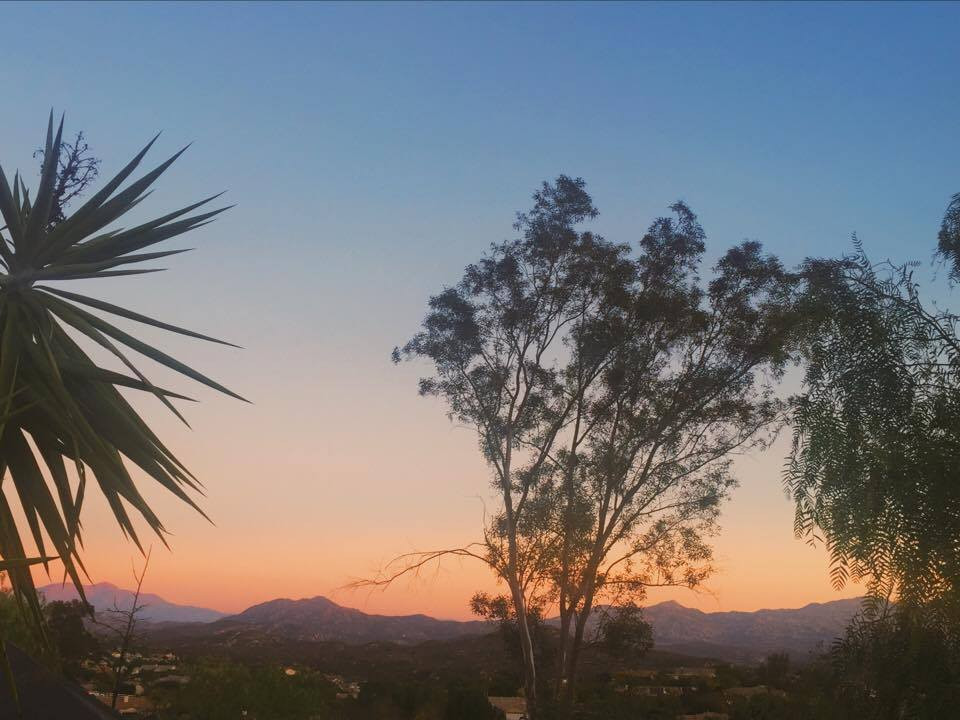 casual sunset